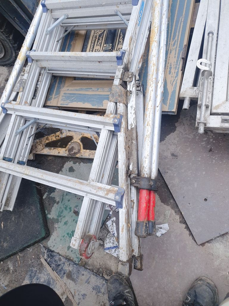 3단사다리 / 안전 발판 사다리 이미지