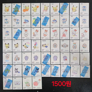 포켓몬 포켓피스 띠부씰 개별판매 두리쥐 띠부실 스티커