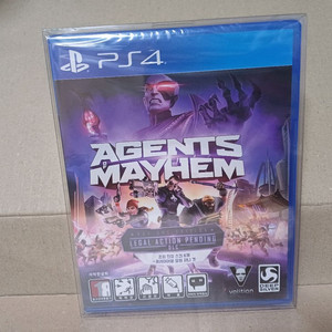 플스4 PS4 에이전트 오브 메이햄 미개봉정발판