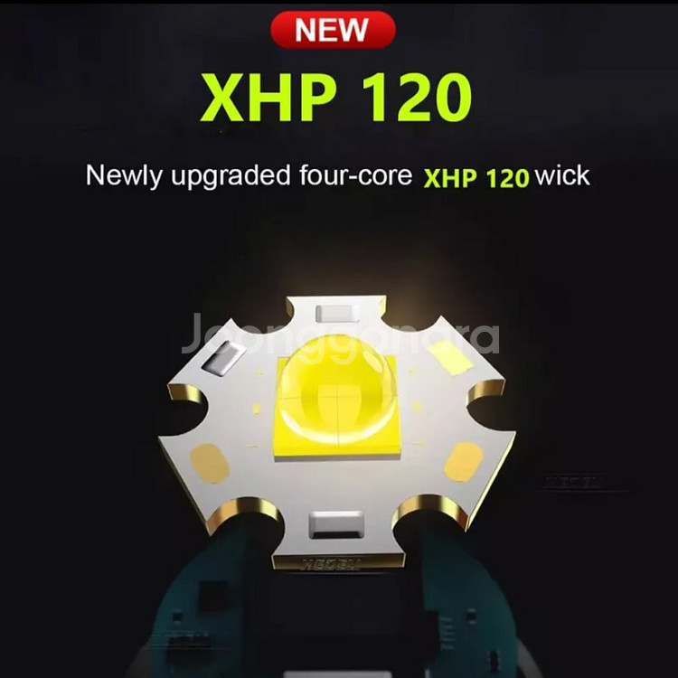 (무료배송)XHP120명품랜턴.괴물렌턴.써치라이트.--6
