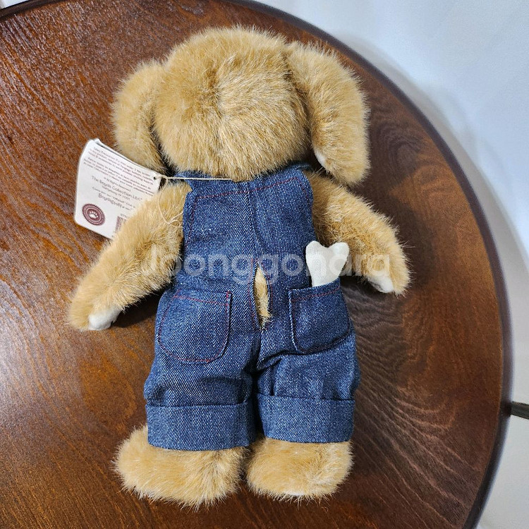 보이즈베어 멜빵 갈색 강아지 빈티지 인형 키덜트--2