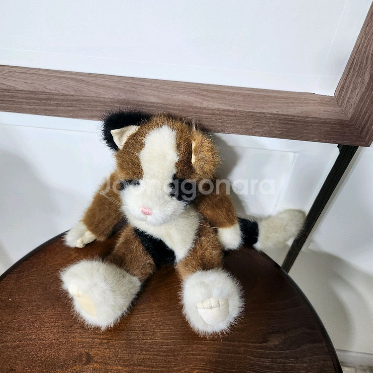 보이즈베어 미묘 삼색 고양이 빈티지 인형 키덜트--4