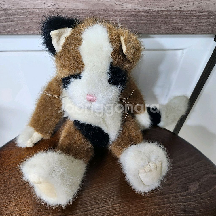 보이즈베어 미묘 삼색 고양이 빈티지 인형 키덜트--1