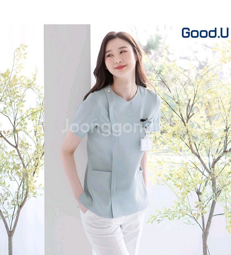 병원가운.병원유니폼상의--0