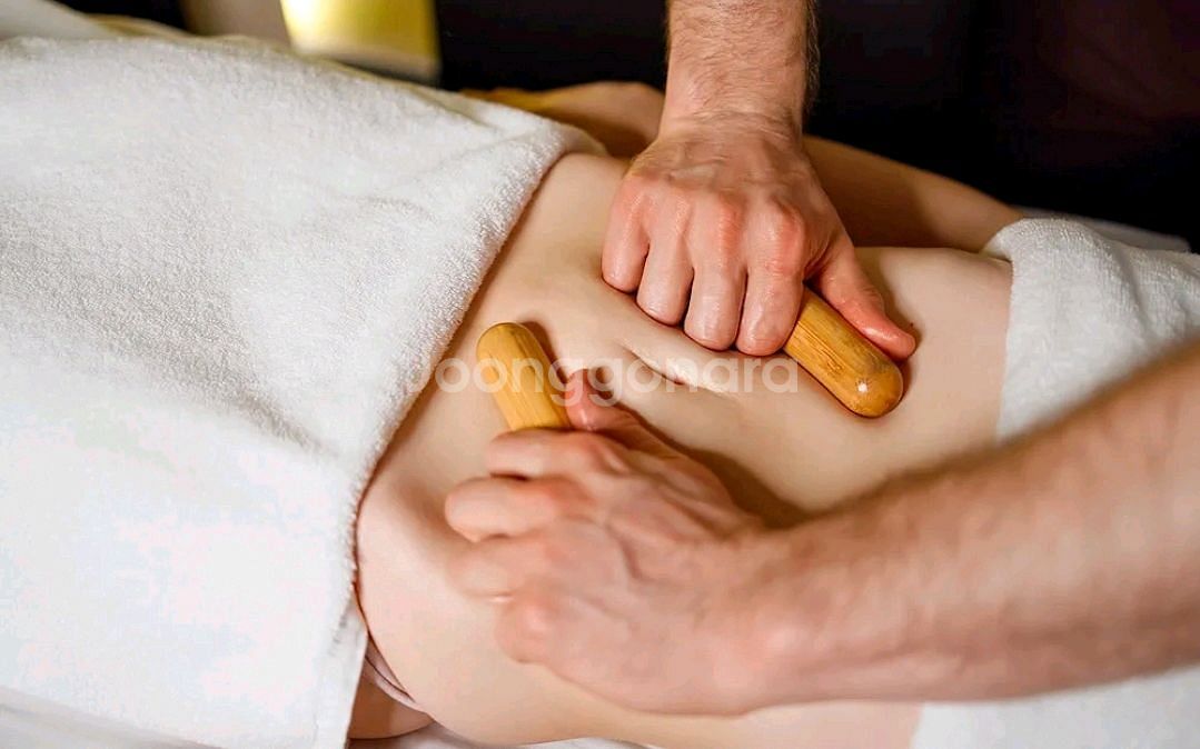 4종_뱀부테라피 복부,발마사지 안마봉 지압봉 대나무스틱--0