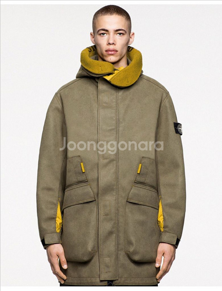 [L]18fw 스톤아일랜드 맨메이드 스웨이드 코트 자켓--0