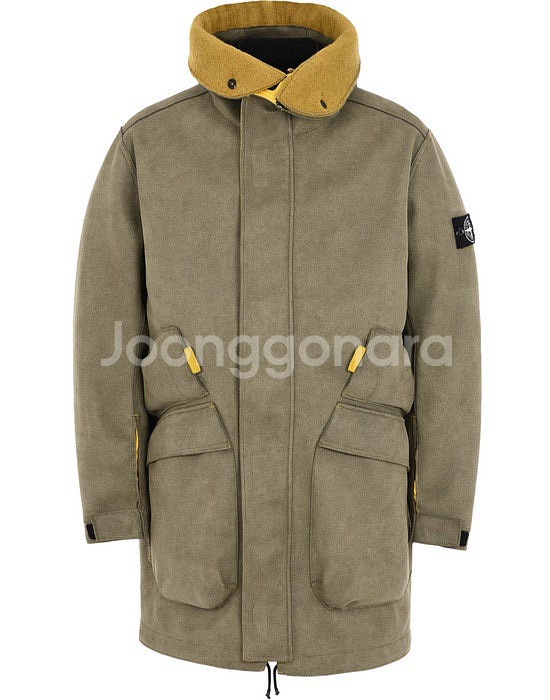 [L]18fw 스톤아일랜드 맨메이드 스웨이드 코트 자켓--1
