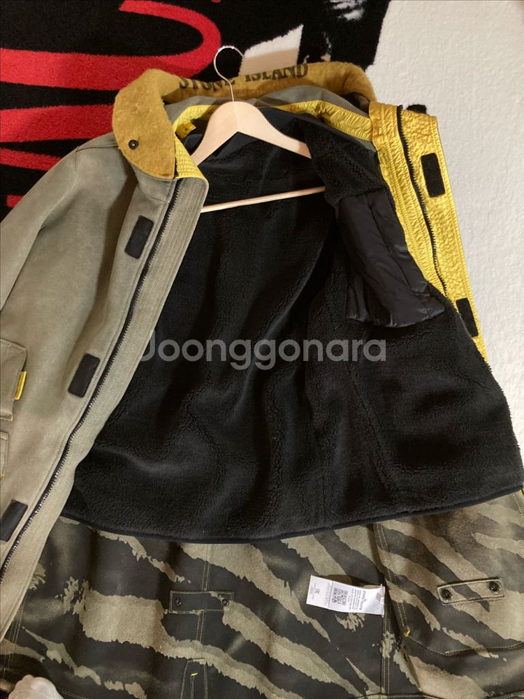 [L]18fw 스톤아일랜드 맨메이드 스웨이드 코트 자켓--3