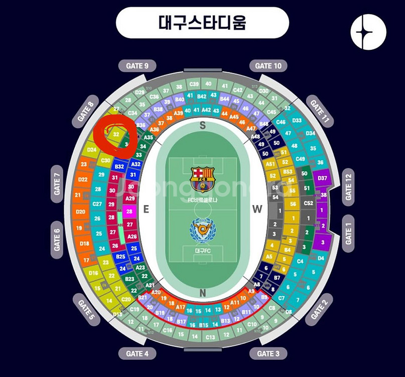 바르셀로나 vs 대구Fc 2장가격--0
