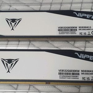 바이퍼 6000mhz cl30 ddr5 램 32gb
