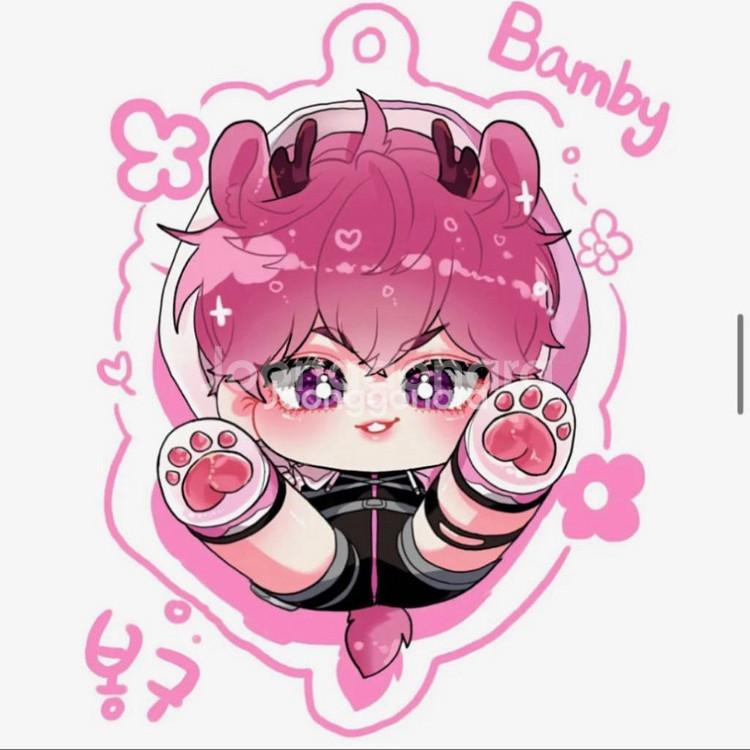 플레이브 비공굿(망센) 키링 스탠드--2