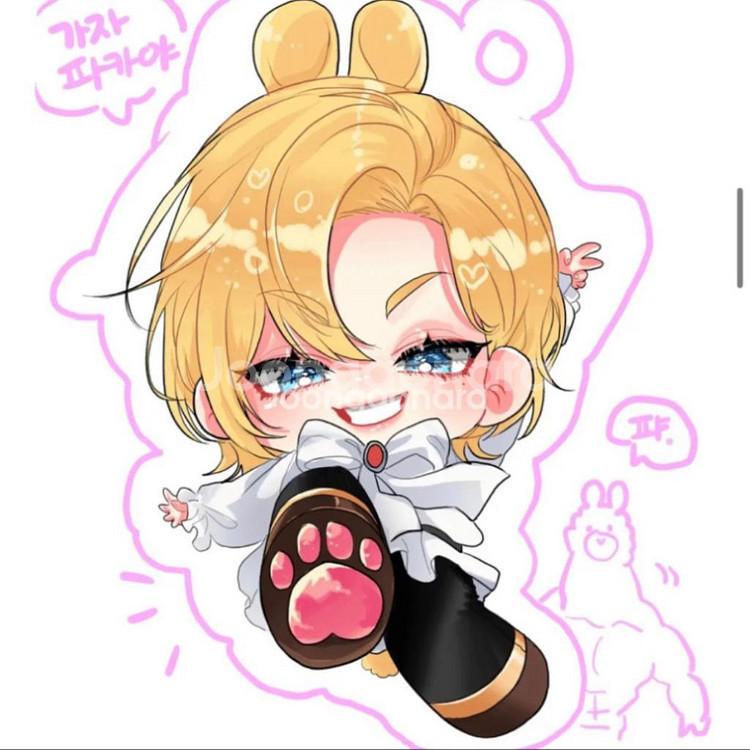 플레이브 비공굿(망센) 키링 스탠드--1