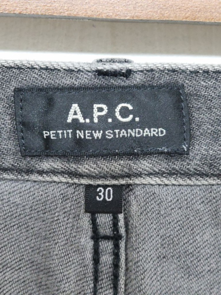 (30) APC 청바지 그레이진 스판 아페세 데님팬츠 이미지