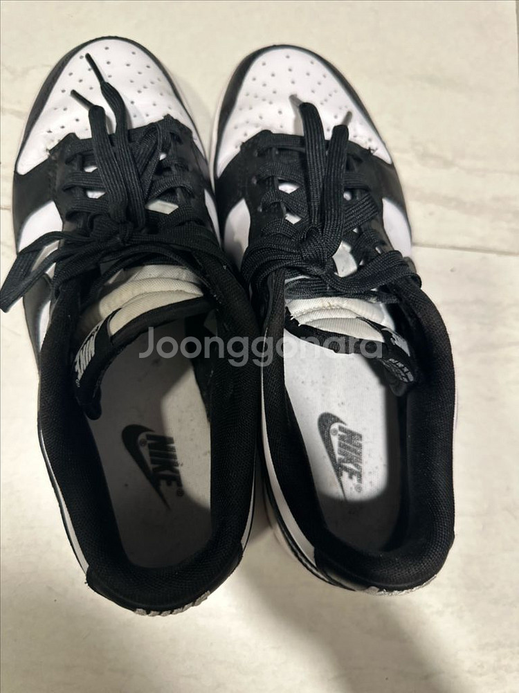 나이키 덩크 로우 블랙_265 범고래 판매합니다--4