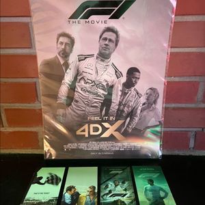 F1 특전 CGV 4DX 포스터 렌티큘러 TTT 2종
