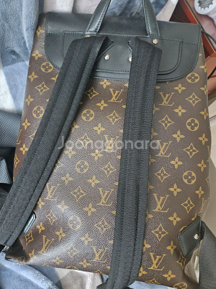 남자 루이비통 마카사르 백팩 추성훈 가방--1
