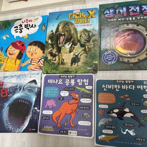 공룡 상어 동물 책 모음