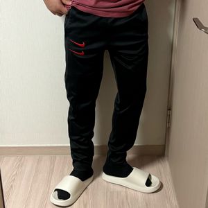 정품 나이키 더블 스우시 트랙팬츠 블랙 트레이닝 바지