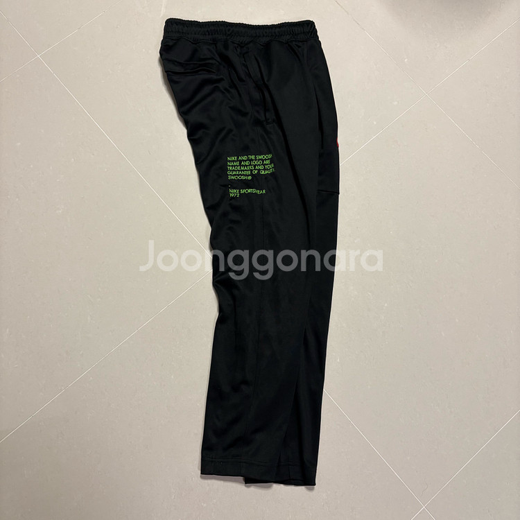 정품 나이키 더블 스우시 트랙팬츠 블랙 트레이닝 바지--4