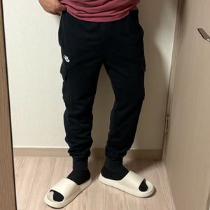 정품 나이키 스웻 카고팬츠 블랙 조거팬츠 트레이닝 바지
