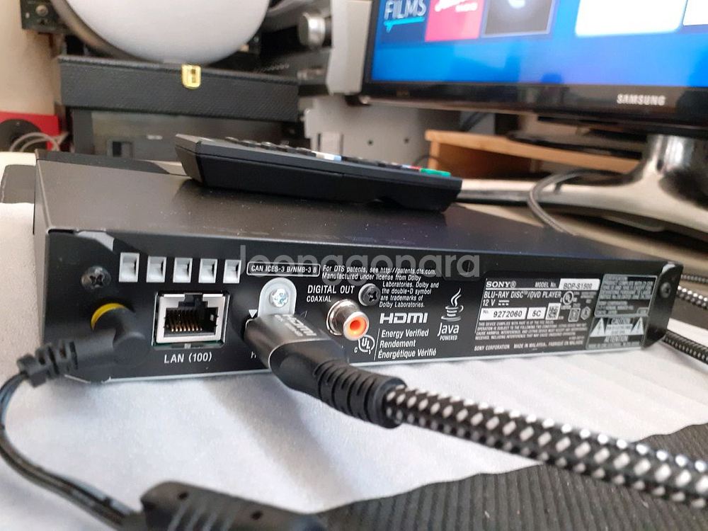 SONY 3D 블루레이 플레이어 BDP-S1500 팝니--8