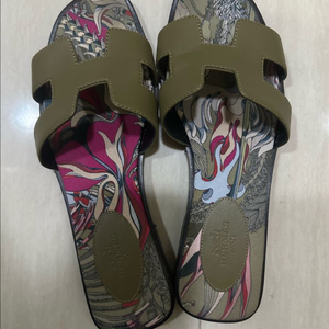 에르메스 오란 슬리퍼 37반