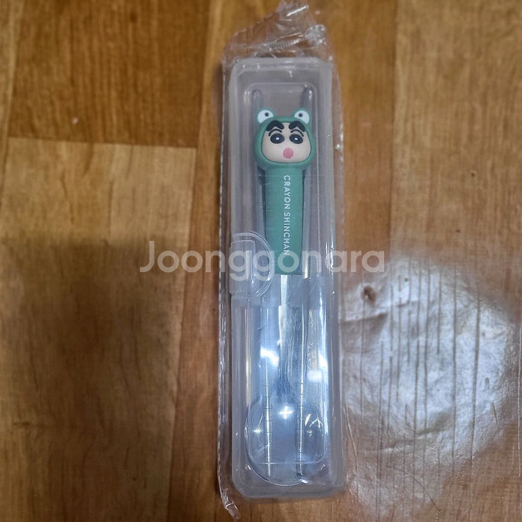 짱구 수저세트 4세트일괄 미사용 무료배송--0