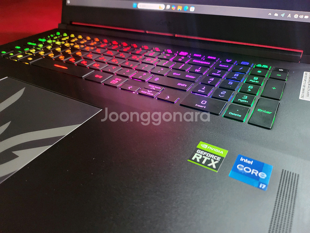 LG 게이밍 노트북 i7+RTX380--2