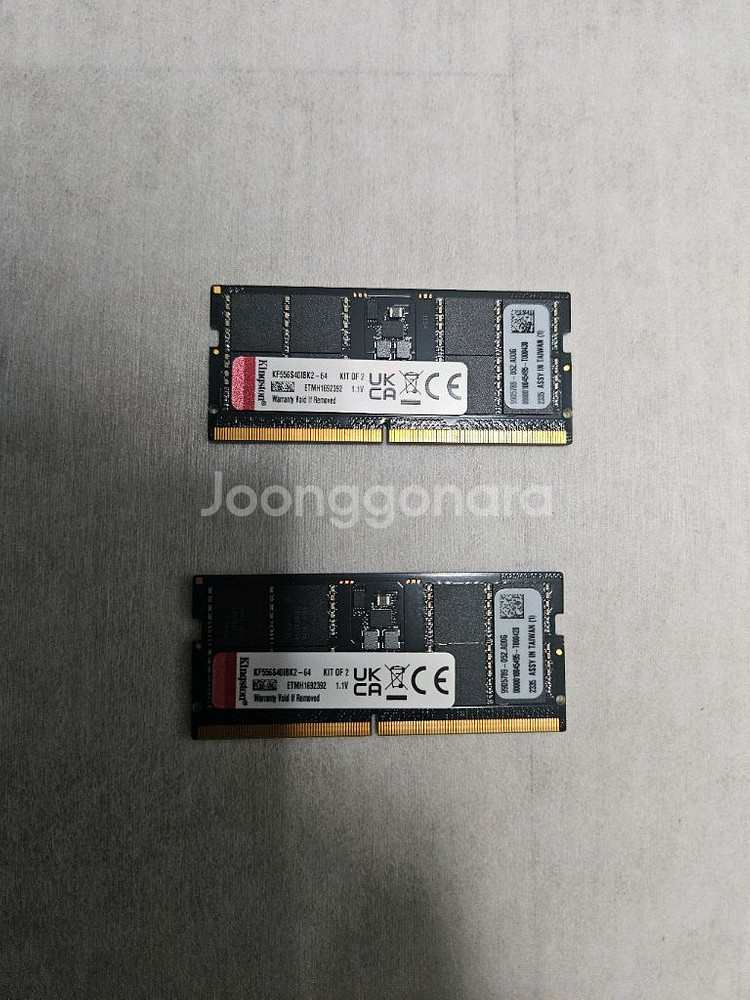 킹스톤 퓨리 노트북용 DDR5 64GB 팝니다--0