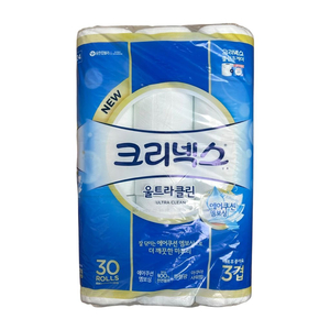 미개봉 크리넥스 3겹 울트라클린 25m 24롤