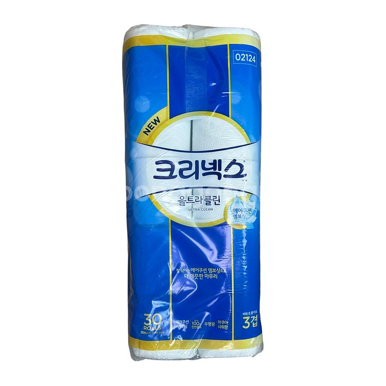 미개봉 크리넥스 3겹 울트라클린 25m 24롤--1