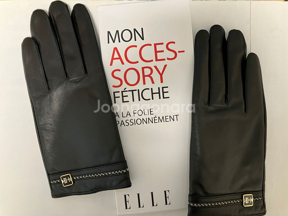 엘르 elle 양가죽 기모 장갑 새상품--2