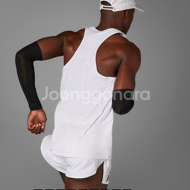 새상품) 아디다스 러닝 상의 탑 싱글렛 남자 2XL--1
