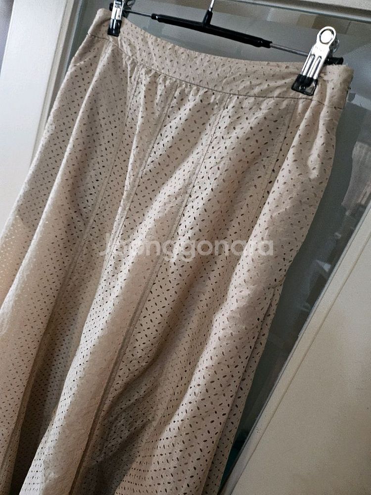DKNY 백밴딩 펀칭 롱스커트 S--2