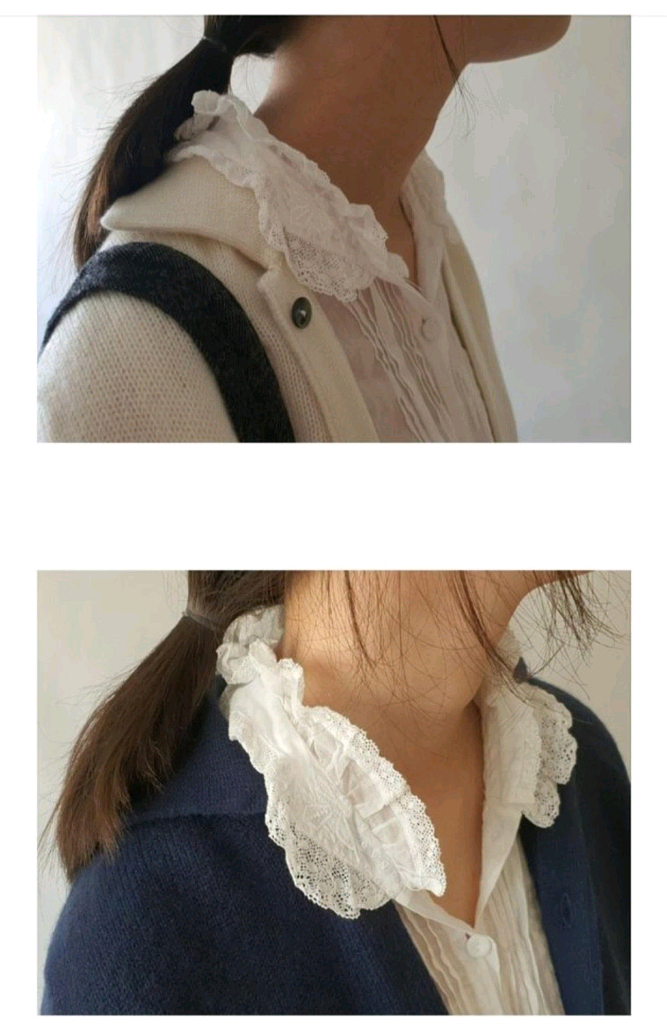 넬 루이핀턱 넥 (블랙)--6