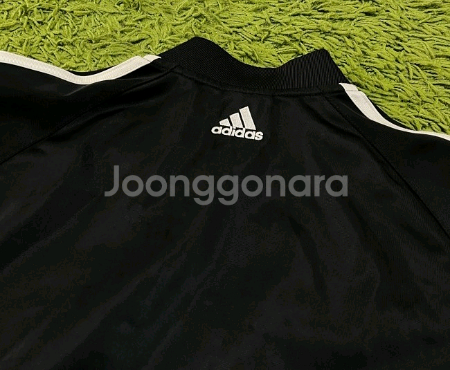 아디다스 블랙 검흰 여자 트랙탑 져지집업 90/S--3