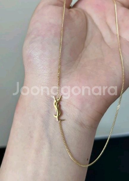 입생로랑 목걸이--0