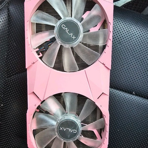 GALAX 핑크 에디션 RTX 2080 그래픽 카드입