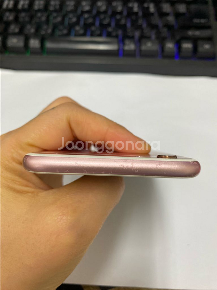 아이폰6S 로즈골드 64GB 배터리100%--3