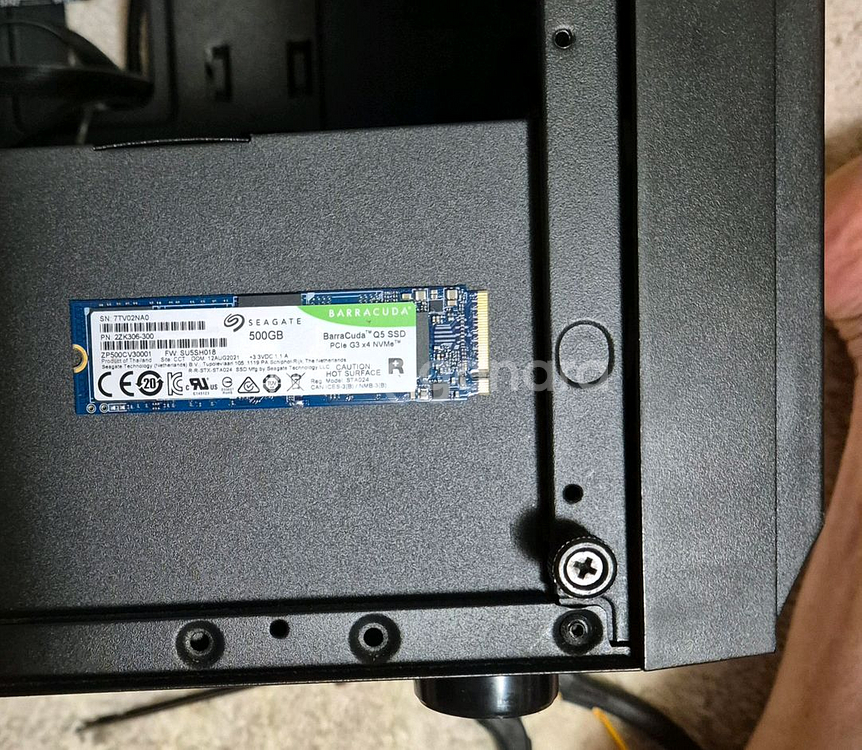 Seagate 바라쿠다 NVME 500GB+HDD(WD--0