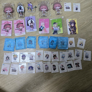 블루아카이브 콜라보 굿즈 일괄