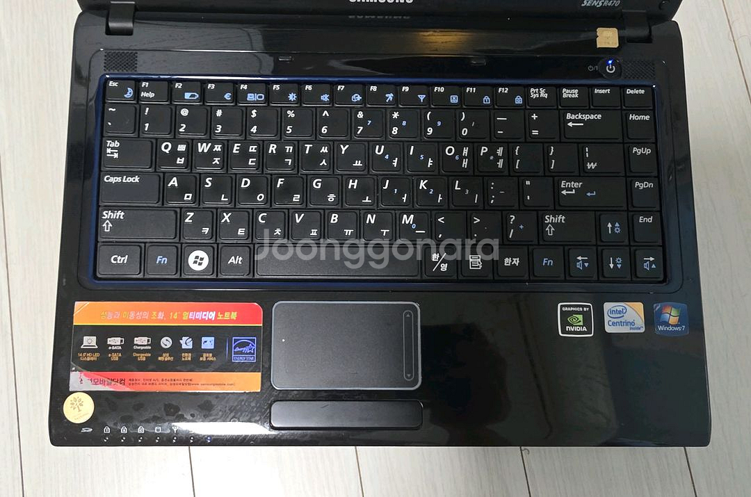 삼성 SENS R470 노트북 부품용--2