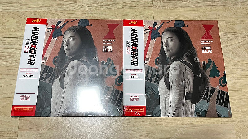 [미개봉] 마블 블랙위도우 바이닐 LP (몬도 한정판)--3