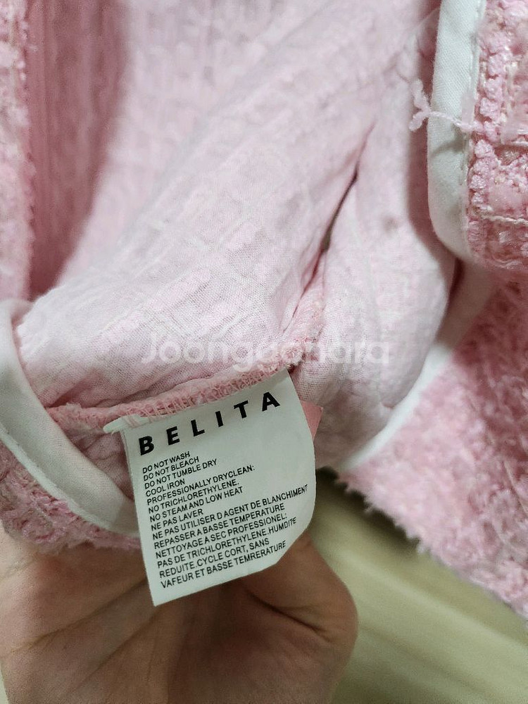 택포)벨리타 BELITA 트위드자켓--2