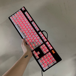 앱코해커 K8700 레드라이트 키보드 마우스 헤드셋