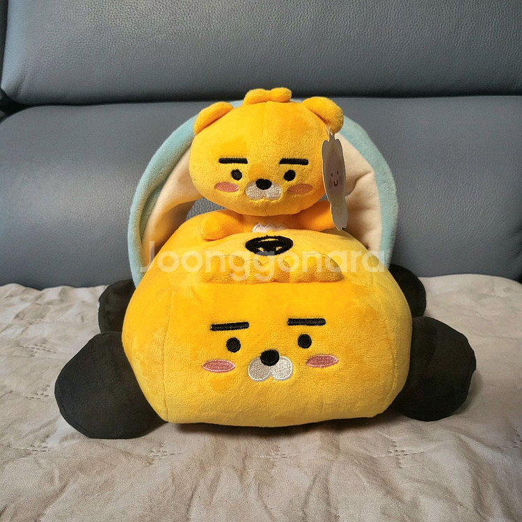 라이언 자동차 인형--0