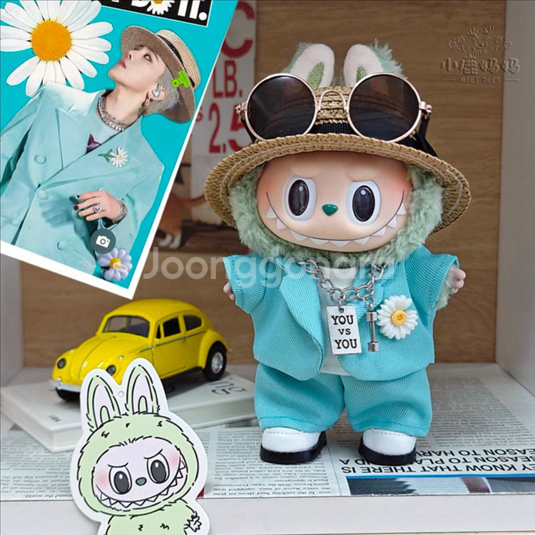 핸드메이드 라부부 인형옷 지드래곤 GD 지디 수트세트--0