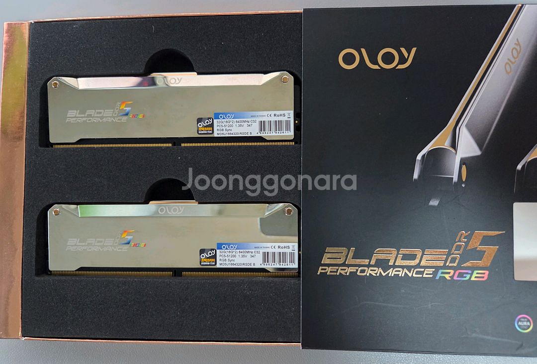 OLOy DDR5 32GB 6400Mhz CL32하닉A--0