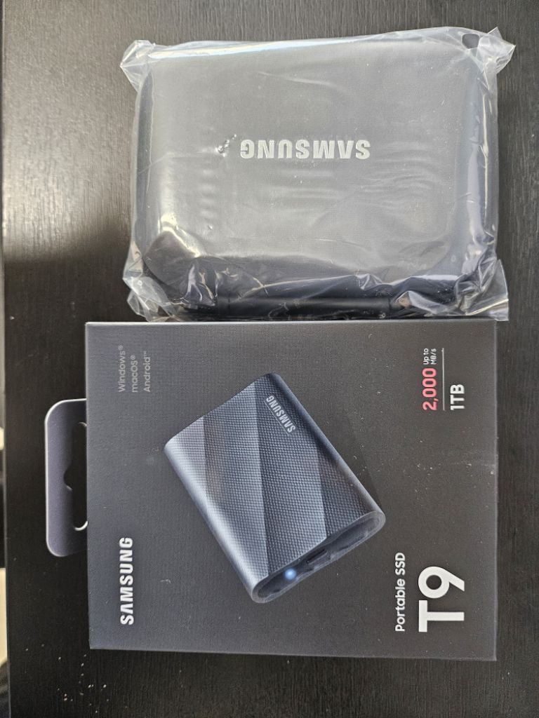 (미개봉) 삼성 외장 ssd T9 1TB 국내 정발