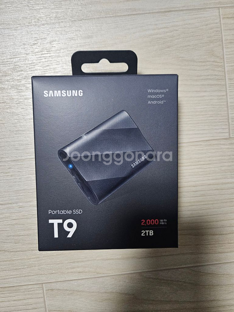 (미개봉) 삼성 외장 ssd T9 2TB 국내 정발--0